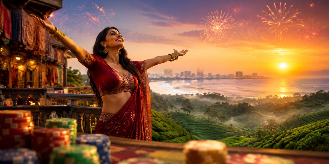 রাজশাহীর চা বাগানে লটারি উপভোগ করছেন একজন খেলোয়াড়