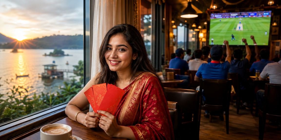 রাঙামাটিতে মোবাইলে ক্রিকেট বেটিং করছেন একজন ব্যবহারকারী